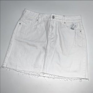 NWT- PacSun White denim Skirt